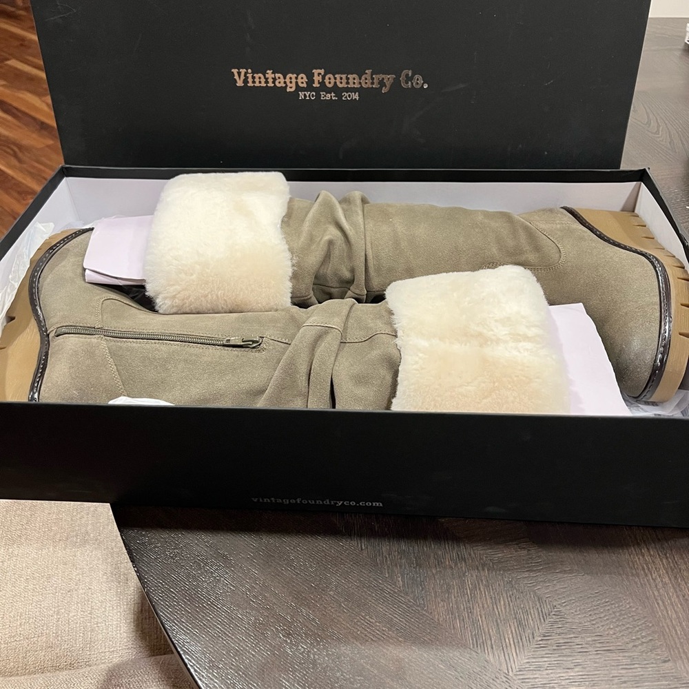 Visvim Green Winter Rain Boots Suede